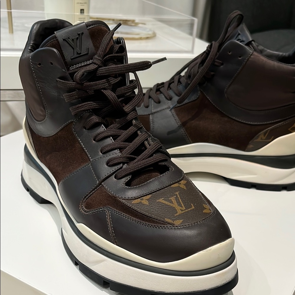 Louis Vuitton High-Top Sneaker Boots